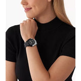  Shop Authentic Michael Kors Runway Pavé Black Dial Two Tone Steel Strap Watch for Women - MK7433 - Luxxuri