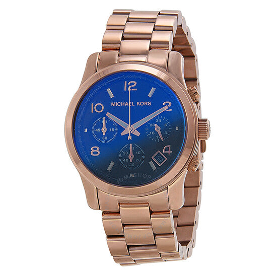  Shop Authentic Michael Kors Runway Iridescent Dial Rose Gold Steel Strap Watch for Women - MK5940 - Luxxuri
