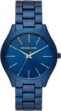  Shop Authentic Michael Kors Slim Runway Quartz Blue Dial Blue Steel Strap Watch For Women - MK4503 - Luxxuri