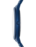 Michael Kors Slim Runway Quartz Blue Dial Blue Steel Strap Watch For Women - MK4503