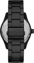 Michael Kors Runway Quartz Black Dial Black Steel Strap Watch For Women - MK4562