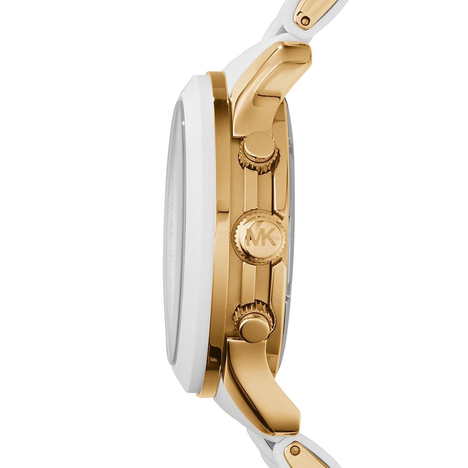 Michael Kors Runway White Dial White Steel Strap Watch for Women - MK5145