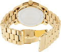 Michael Kors Runway Gold Dial Gold Steel Strap Watch for Women - MK5473
