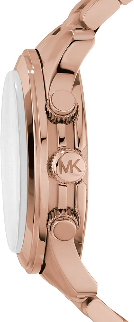  Shop Authentic Michael Kors Runway Chronograph Rose Gold Dial Rose Gold Steel Strap Watch for Men - MK8096 - Luxxuri