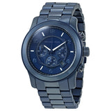  Shop Authentic Michael Kors Runway Chronograph Blue Dial Blue Steel Strap Watch For Men - MK8538 - Luxxuri