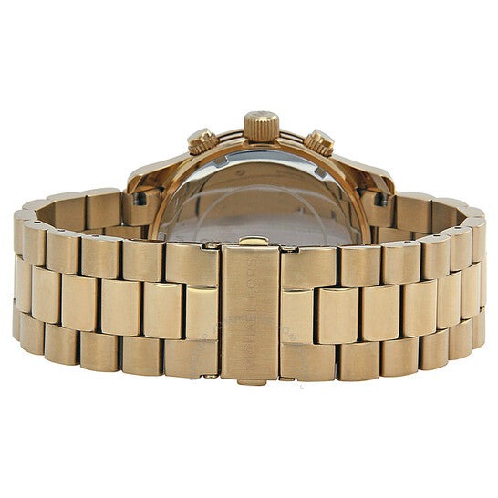  Shop Authentic Michael Kors Runway Quartz Orange Dial Gold Steel Strap Watch For Women - MK5930 - Luxxuri