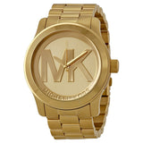  Shop Authentic Michael Kors Runway Gold Dial Gold Steel Strap Watch for Women - MK5473 - Luxxuri
