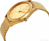 Shop Authentic Michael Kors Slim Runway Quartz Gold Dial Gold Mesh Bracelet Watch For Women - MK8625 - Luxxuri