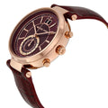  Shop Authentic Michael Kors Sawyer Maroon Dial Maroon Leather Strap Watch for Women - MK2426 - Luxxuri