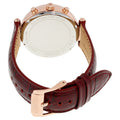  Shop Authentic Michael Kors Sawyer Maroon Dial Maroon Leather Strap Watch for Women - MK2426 - Luxxuri