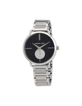  Shop Authentic Michael Kors Portia Black Dial Silver Steel Strap Watch for Women - MK3638 - Luxxuri