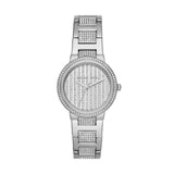  Shop Authentic Michael Kors Gabbi Quartz Crystals Silver Dial Silver Steel Strap Watch For Women - MK3984 - Luxxuri