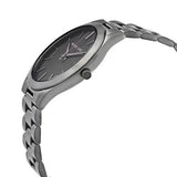  Shop Authentic Michael Kors Slim Runway Quartz Black Dial Grey Steel Strap Watch For Men - MK1044 - Luxxuri