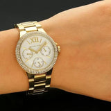  Shop Authentic Michael Kors Mini Camille Chronograph White Dial Rose Gold Steel Strap Watch For Women - MK6844 - Luxxuri