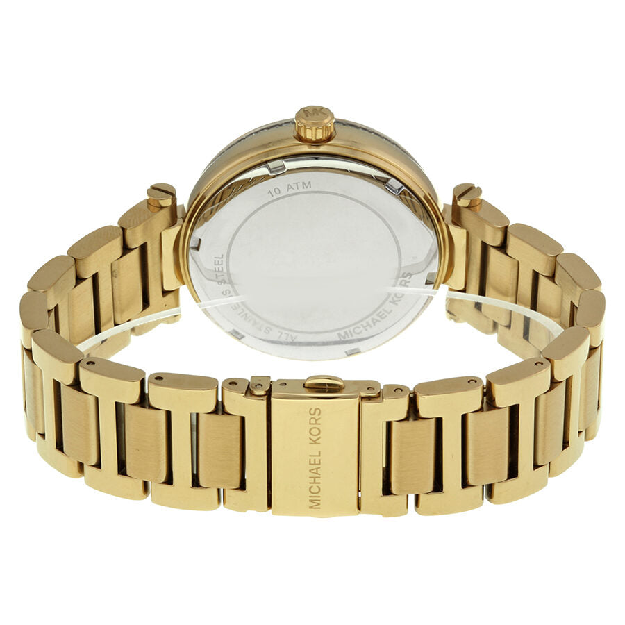  Shop Authentic Michael Kors Skylar Green Dial Gold Steel Strap Watch for Women - MK6065 - Luxxuri