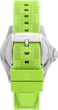  Shop Authentic Michael Kors Everest Three Hand Crystals Silver Dial Green Silicone Strap Watch For Women - MK7360 - Luxxuri