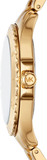  Shop Authentic Michael Kors Everest Three-Hand Black Dial Gold Steel Strap Watch For Men - MK9078 - Luxxuri