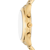  Shop Authentic Michael Kors Slim Runway Chronograph Black Dial Gold Steel Strap Watch For Men - MK1076 - Luxxuri