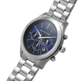  Shop Authentic Michael Kors Slim Runway Chronograph Blue Dial Silver Steel Strap Watch For Men - MK8917 - Luxxuri
