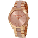  Shop Authentic Michael Kors Slim Runway Rose Gold Dial Two Tone Steel Strap Watch for Women - MK4294 - Luxxuri