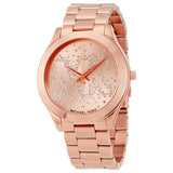  Shop Authentic Michael Kors Slim Runway Rose Gold Dial Rose Gold Steel Strap Watch for Women - MK3591 - Luxxuri