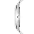 Michael Kors Slim Runway Analog Blue Dial Silver Steel Strap Watch for Men - MK1060