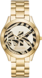  Shop Authentic Michael Kors Runway Gold Dial Gold Steel Strap Watch For Women - MK4561 - Luxxuri