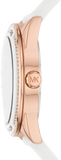  Shop Authentic Michael Kors Oversized Sport Quartz White Dial White Rubber Strap Watch For Women - MK6945 - Luxxuri