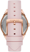 Michael Kors Quartz Pink Dial Pink Silicone Strap Watch For Women - MK6946