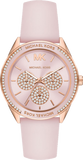  Shop Authentic Michael Kors Quartz Pink Dial Pink Silicone Strap Watch For Women - MK6946 - Luxxuri