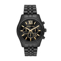  Shop Authentic Michael Kors Lexington Chronograph Black Dial Black Steel Strap Watch for Men - MK8603 - Luxxuri