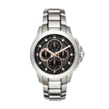  Shop Authentic Michael Kors Ryker Chronograph Black Dial Silver Steel Strap Watch For Men - MK8528 - Luxxuri