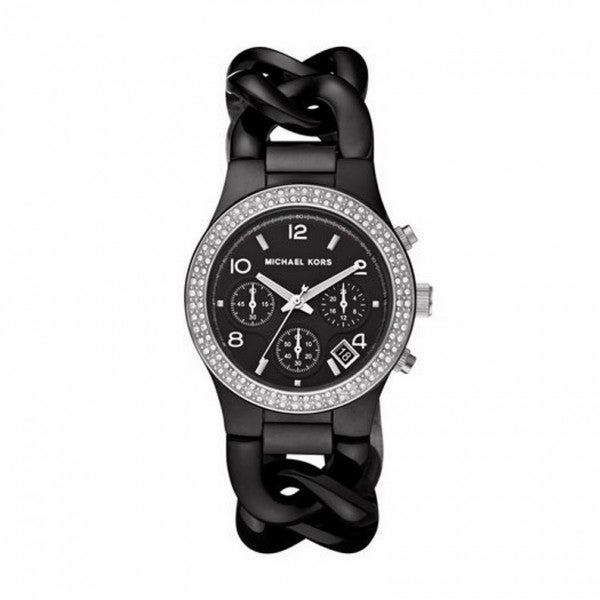  Shop Authentic Michael Kors Ceramic Black Dial Black Steel Strap Watch for Women - MK5388 - Luxxuri