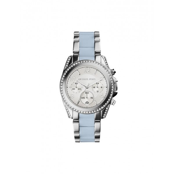  Shop Authentic Michael Kors Blair Silver Dial Two Tone Steel Strap Watch for Women - MK6137 - Luxxuri