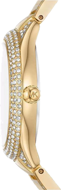  Shop Authentic Michael Kors Sylvia Mother Of Pearl Dial Gold Steel Strap Watch For Women - MK4655 - Luxxuri