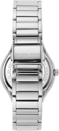 Michael Kors Sylvia Mother of Pearl Dial Silver Steel Strap Watch For Women - MK4657