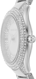 Michael Kors Sylvia Mother of Pearl Dial Silver Steel Strap Watch For Women - MK4657