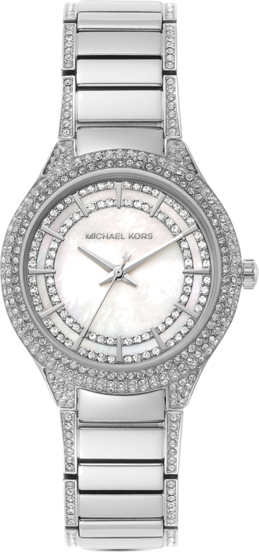  Shop Authentic Michael Kors Sylvia Mother of Pearl Dial Silver Steel Strap Watch For Women - MK4657 - Luxxuri
