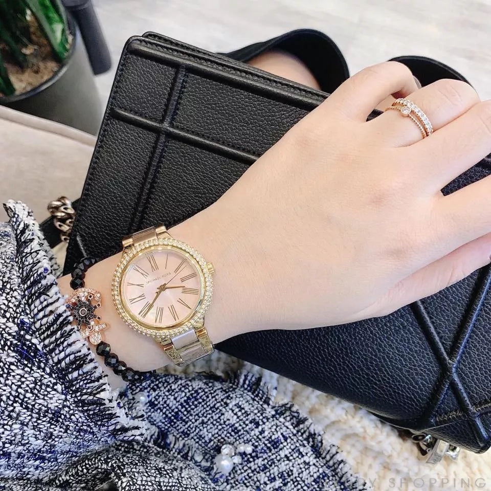  Shop Authentic Michael Kors Taryn Rose Gold Dial Two Tone Steel Strap Watch For Women - MK6564 - Luxxuri