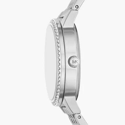  Shop Authentic Michael Kors Melissa Quartz Silver Dial Silver Steel Strap Watch for Women - MK1055 - Luxxuri