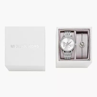  Shop Authentic Michael Kors Melissa Quartz Silver Dial Silver Steel Strap Watch for Women - MK1055 - Luxxuri