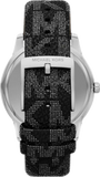  Shop Authentic Michael Kors Tibby Chronograph Black Dial Black Leather Strap Watch For Women - MK2976 - Luxxuri