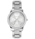  Shop Authentic Michael Kors Tibby Chronograph Silver Dial Silver Steel Strap Watch For Women - MK7294 - Luxxuri