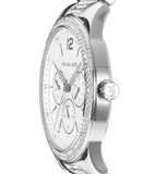  Shop Authentic Michael Kors Tibby Chronograph Silver Dial Silver Steel Strap Watch For Women - MK7294 - Luxxuri