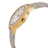  Shop Authentic Michael Kors Tibby Analog Silver Dial White Leather Strap Watch for Women - MK1049 - Luxxuri