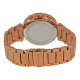  Shop Authentic Michael Kors Uptown Glam Parker Chronograph Rose Gold Dial Steel Strap Watch for Women - MK5663 - Luxxuri
