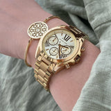  Shop Authentic Michael Kors Bradshaw Gold Dial Gold Steel Strap Watch for Women - MK5798 - Luxxuri