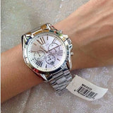  Shop Authentic Michael Kors Bradshaw Silver Dial Silver Steel Strap Watch for Men - MK5535 - Luxxuri