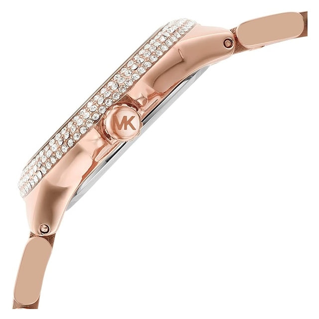  Shop Authentic Michael Kors Janelle Analog Rose Gold Dial Two Tone Steel Strap Watch For Women - MK4731 - Luxxuri