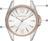 Shop Authentic Michael Kors Whitney Quartz White Dial Two Tone Steel Strap Watch For Women - MK6686 - Luxxuri